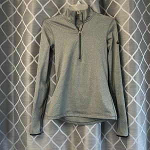 Nike Gray Running Jacket dry fit size small
